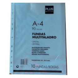 Pack 10 Bolsa Catálogo A4 90microns (PLUSOFFICE)