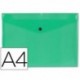 Bolsa Envelope A4 LIDERPAPEL c/Mola Verde