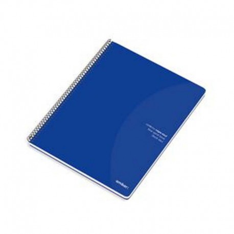 Caderno Espiral AMBAR Azul 80 Fls Paut