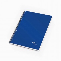 Caderno 4SCHOOL Azul A4 Espiral Liso