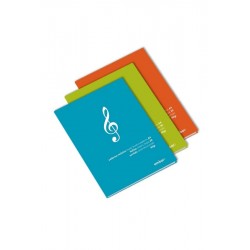 Caderno Agrafado Música AMBAR A4 20fls