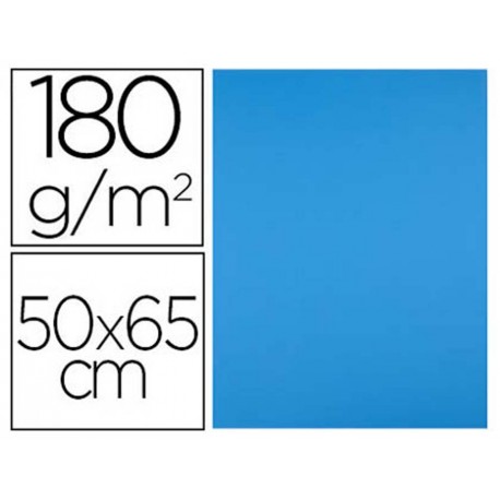 Cartolina LIDERPAPEL 50x65 Azul 180g