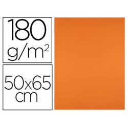 Cartolina LIDERPAPEL 50x65 Laranja Forte 180g