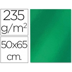 Cartolina Metalizada LIDERPAPEL 50x65 Verde 235g