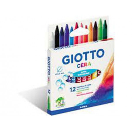 Lápis Cera GIOTTO 12 cores ref281200