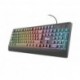 Teclado TRUST Ziva RGB LED PT