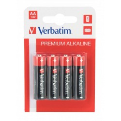 Pilhas VERBATIM Alcalinas AAA LR03 Pack de 4