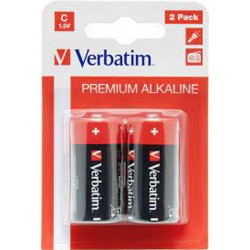 Pilhas VERBATIM Alcalinas C LR14 Pack de 2